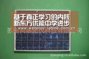 基于真正学习的内核新东方优能中学进步可视教学体系VPS重新定义学习-爱游戏(图2) 爱游戏